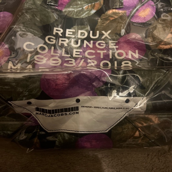 Marc Jacobs PVC Tote Bag REDUX Collection - Picture 2 of 5